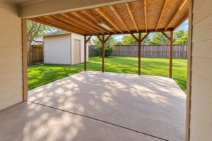 back yard